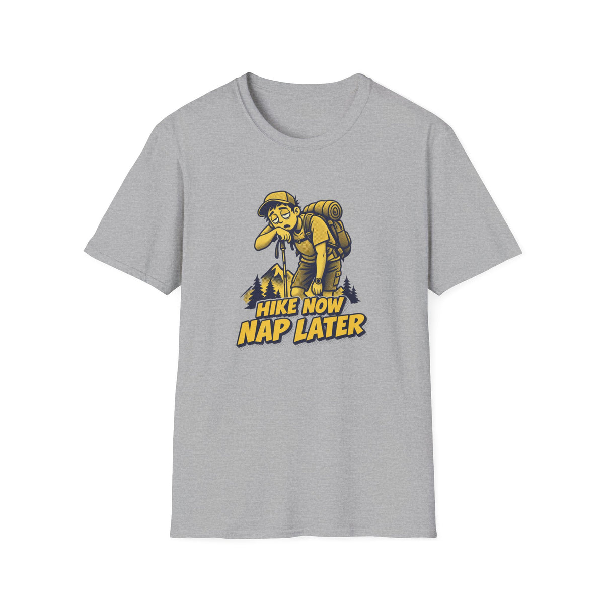 Hike Now Nap later T-shirt
