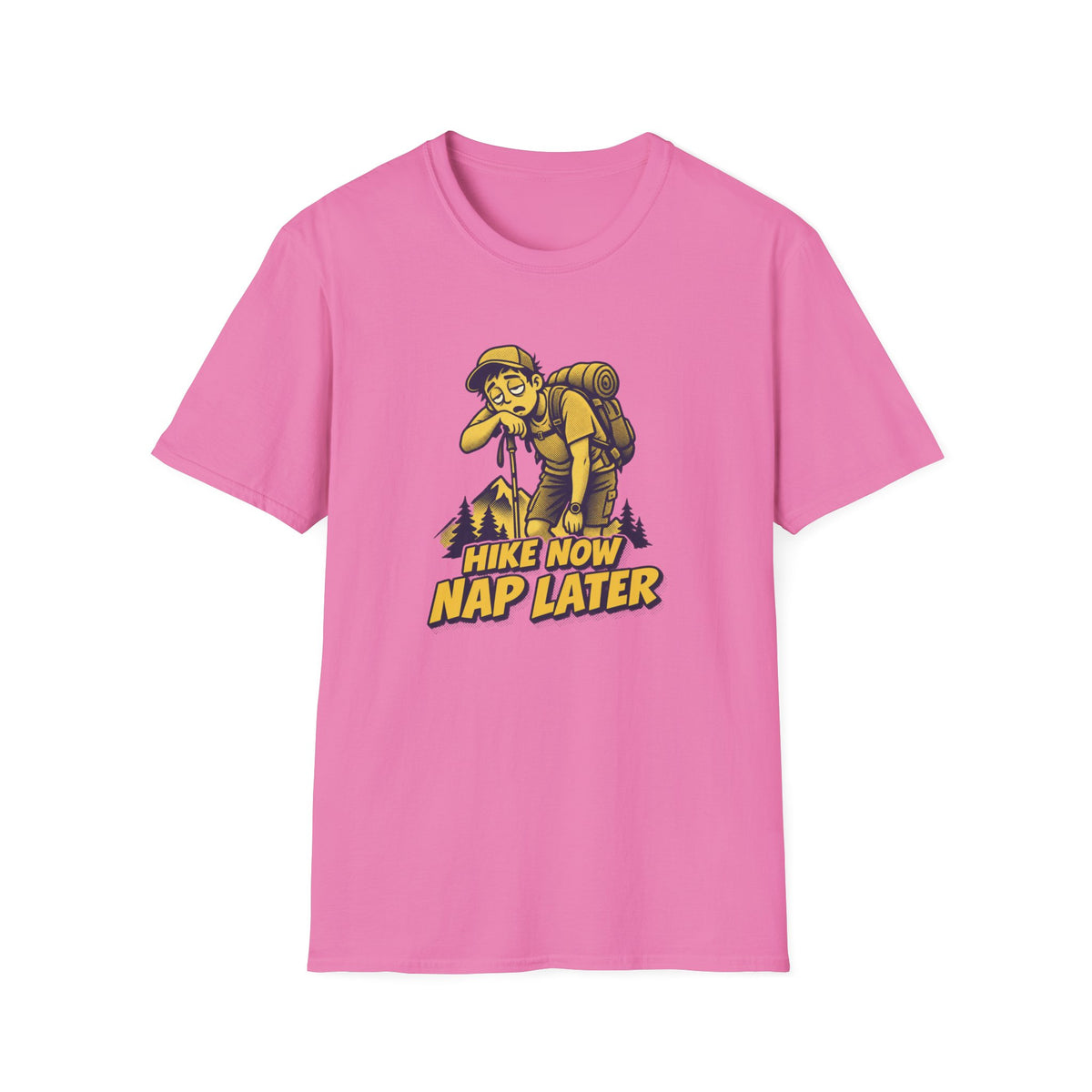 Hike Now Nap later T-shirt