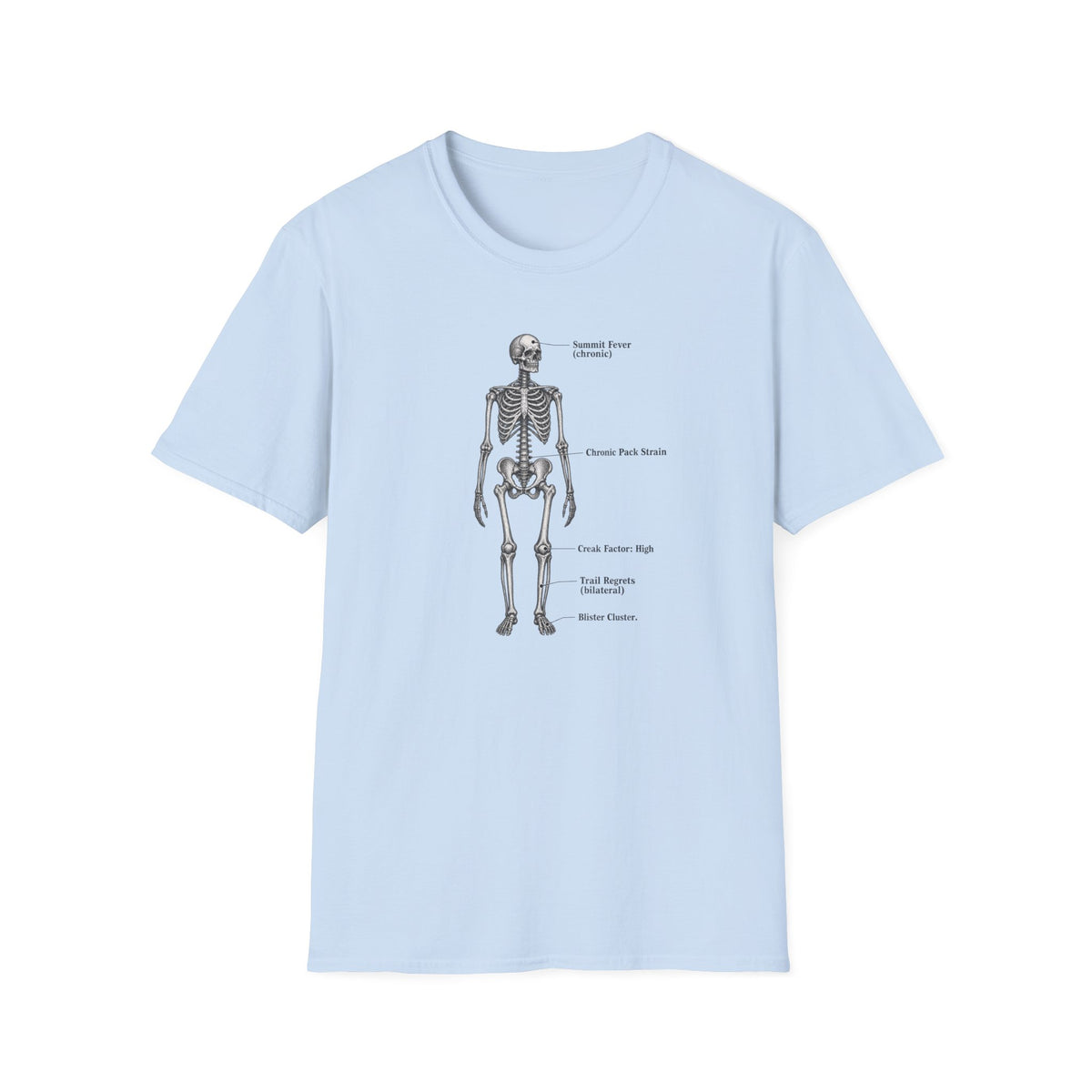 Hiker Anatomy T-shirt